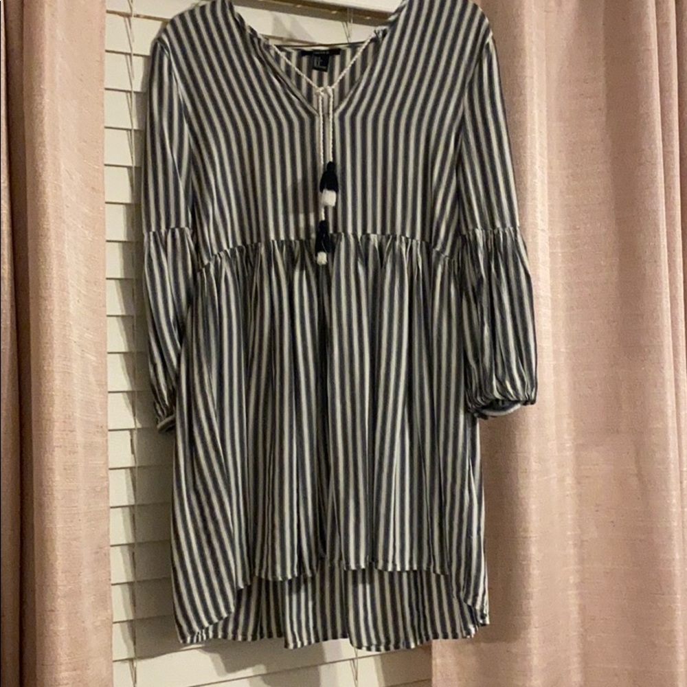 A mini dress